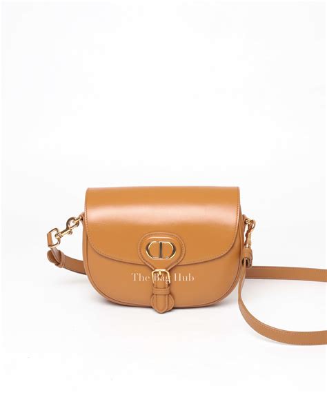 Medium Dior Bobby Bag Camel Box Calfskin